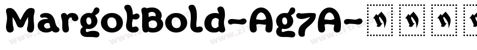 MargotBold-Ag7A字体转换