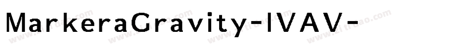 MarkeraGravity-lVAV字体转换