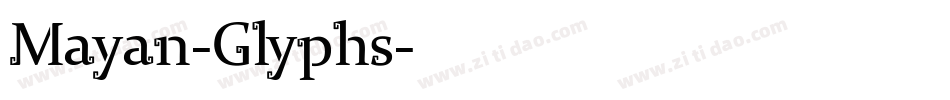 Mayan-Glyphs字体转换
