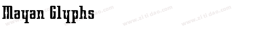 Mayan-Glyphs字体转换