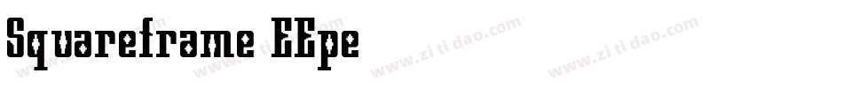Squareframe-EEpe字体转换