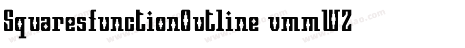 SquaresfunctionOutline-vmmWZ字体转换