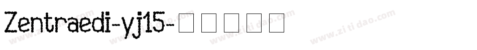 Zentraedi-yj15字体转换