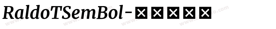 RaldoTSemBol字体转换