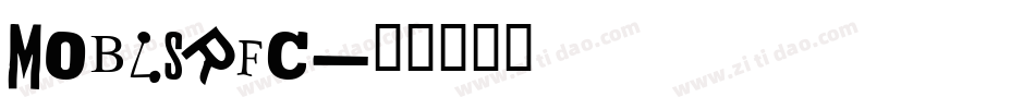 MOBLSRFC字体转换
