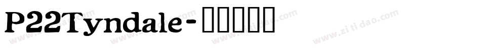 P22Tyndale字体转换