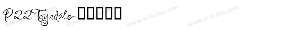P22Tyndale字体转换