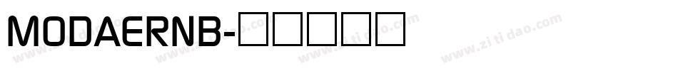 MODAERNB字体转换
