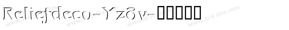 Reliefdeco-Yz8v字体转换