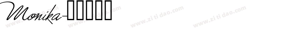 Monika字体转换