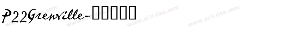 P22Grenville字体转换
