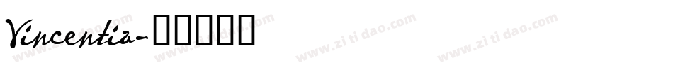Vincentia字体转换