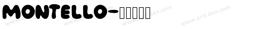 Montello字体转换