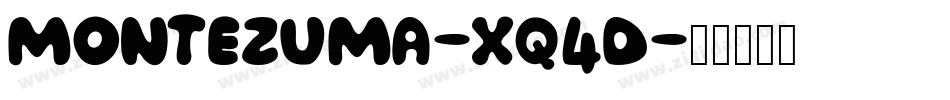Montezuma-Xq4d字体转换