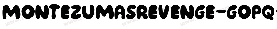 MontezumasRevenge-GOpq字体转换