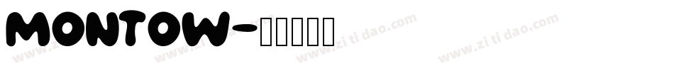 montow字体转换