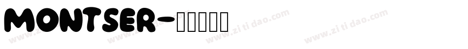 montser字体转换