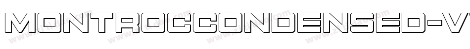 MontrocCondensed-vw34字体转换