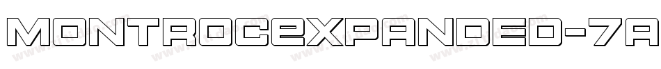 MontrocExpanded-7aBB字体转换