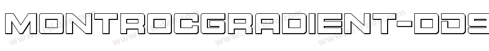MontrocGradient-dD9x字体转换