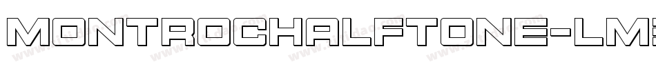 MontrocHalftone-LM3E字体转换
