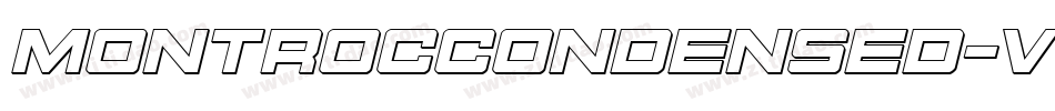 MontrocCondensed-vw34字体转换