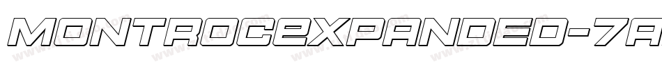 MontrocExpanded-7aBB字体转换