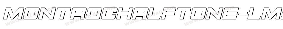 MontrocHalftone-LM3E字体转换