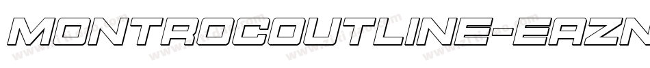 MontrocOutline-eAZn字体转换