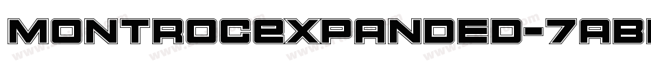 MontrocExpanded-7aBB字体转换