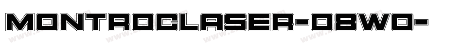 MontrocLaser-o8wo字体转换