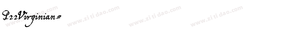 P22Virginian字体转换