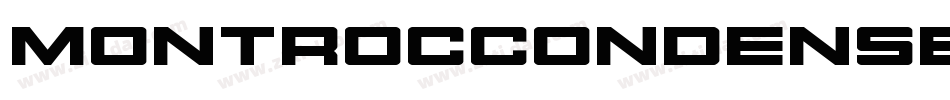 MontrocCondensed-vw34字体转换