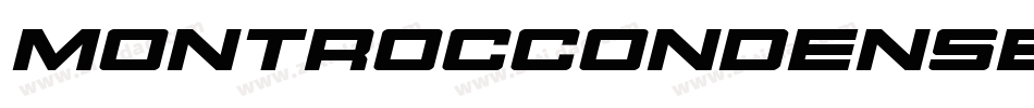 MontrocCondensed-vw34字体转换