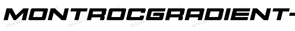 MontrocGradient-dD9x字体转换