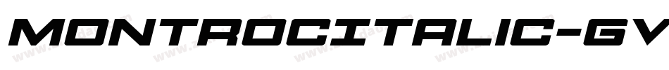 MontrocItalic-gVxp字体转换