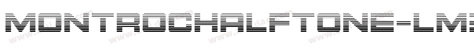 MontrocHalftone-LM3E字体转换