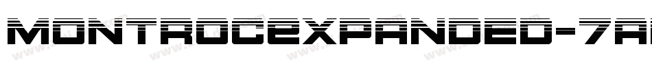 MontrocExpanded-7aBB字体转换