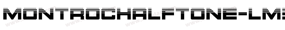 MontrocHalftone-LM3E字体转换