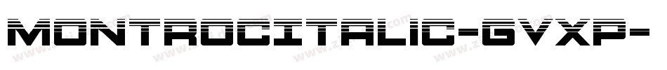 MontrocItalic-gVxp字体转换