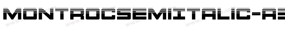 MontrocSemiItalic-a3xg字体转换