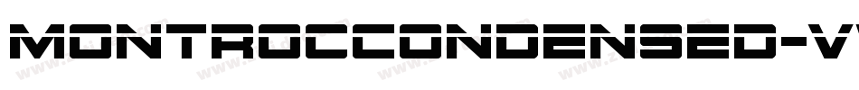 MontrocCondensed-vw34字体转换