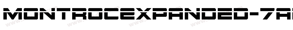 MontrocExpanded-7aBB字体转换
