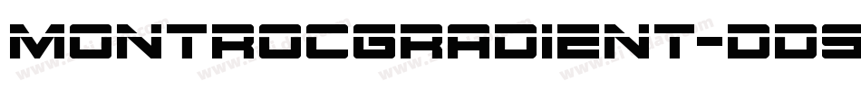 MontrocGradient-dD9x字体转换