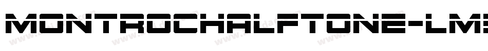 MontrocHalftone-LM3E字体转换