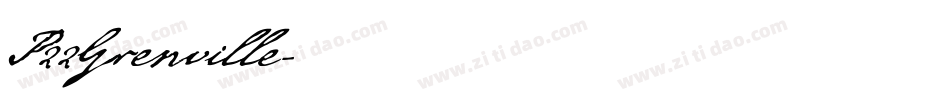 P22Grenville字体转换