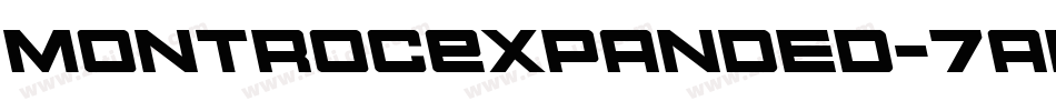 MontrocExpanded-7aBB字体转换