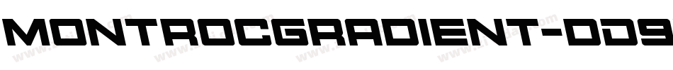 MontrocGradient-dD9x字体转换