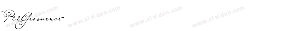 P22Grosvenor字体转换