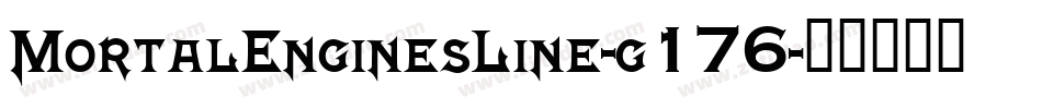 MortalEnginesLine-g176字体转换